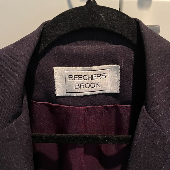 BEECHERS BROOK vintage pinstriped suit jacket - Medium - Picture 2 of 6